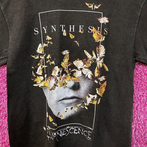 Evanescence Synthesis Album Oversized Electronica Band Tee S - Picture 2 of 4